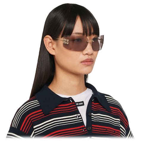 miu miu sunglasses on face|Miu Miu runway sunglasses.